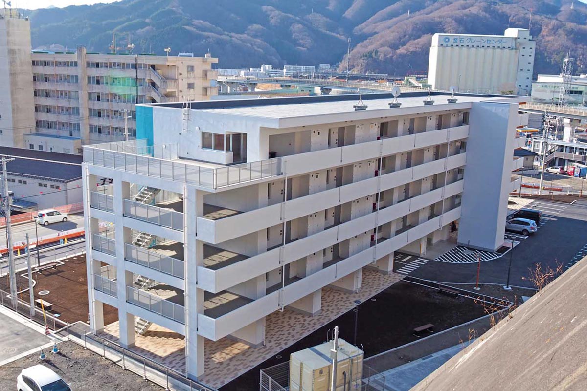 釜石市で最後に完成した浜町復興住宅