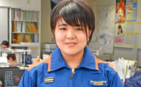 釜石初の女性消防士に〜震災機に防災意識高める、いずれは救急救命士へ