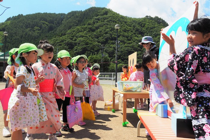 コロナ禍にできることで思い出づくり 鵜住居保育園で 夏祭り かまいし情報ポータルサイト 縁とらんす