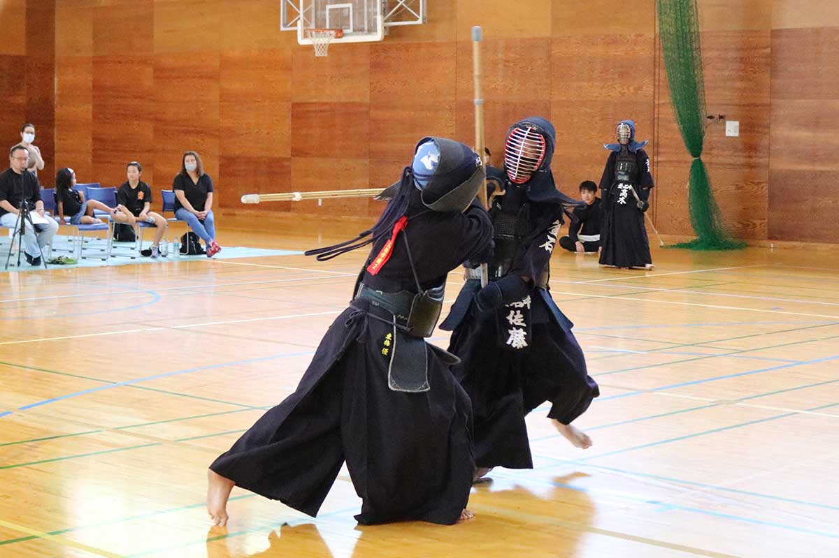 釜石中体育館で行われた剣道競技の男子個人戦