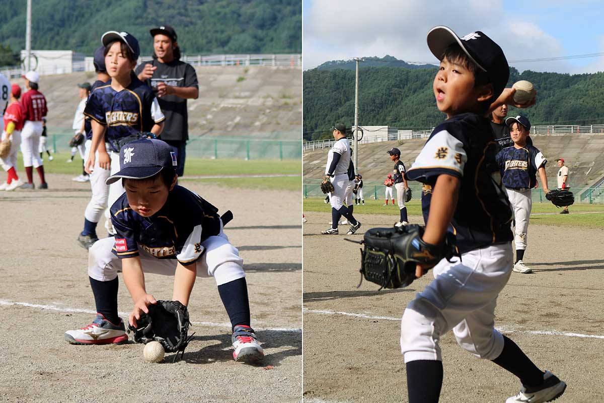 「もっとうまくなりたい」と真剣に練習する小学生ら