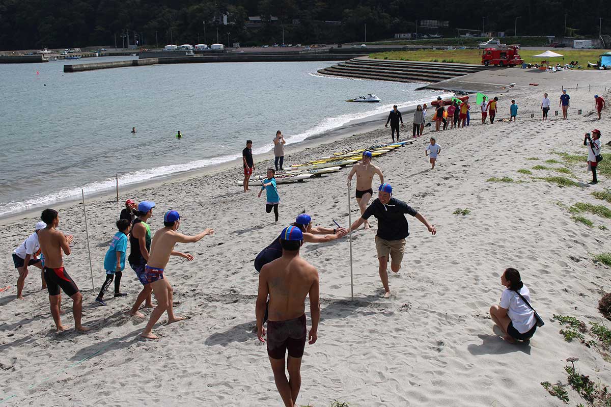 トライアスロン、オープンウオータースイミングに次ぐ新たなスポーツ大会会場となった根浜海岸