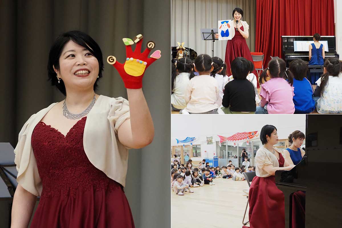 子どもたちの関心をひく演出で音の世界へ誘い込む