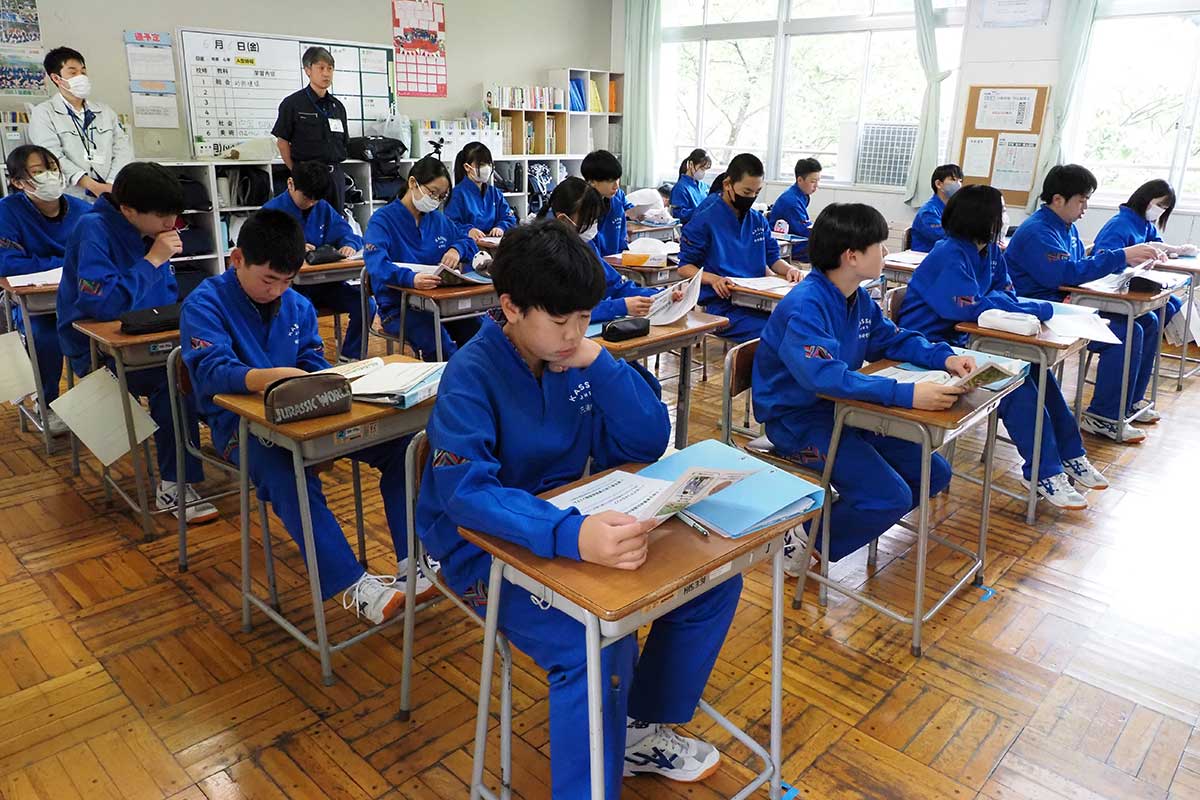 土砂災害についても学び、身を守る意識を高めた