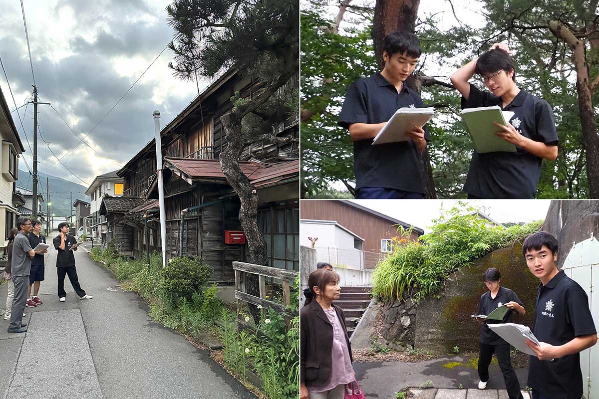 下見をして感じたことを伝え合いながら本番に向け準備する