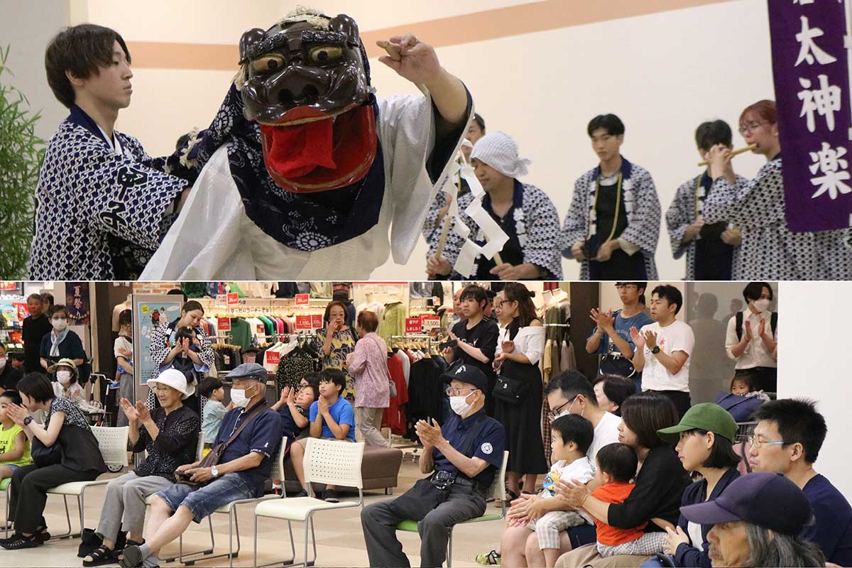 5つの演目があるという松倉太神楽。しばらく踊られていない演目も今後、復活させたい考え