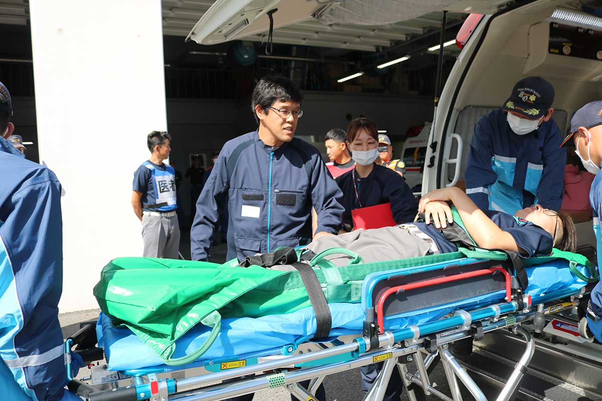 病院到着後、スムーズに次の治療へ…。到着後の時間短縮効果も