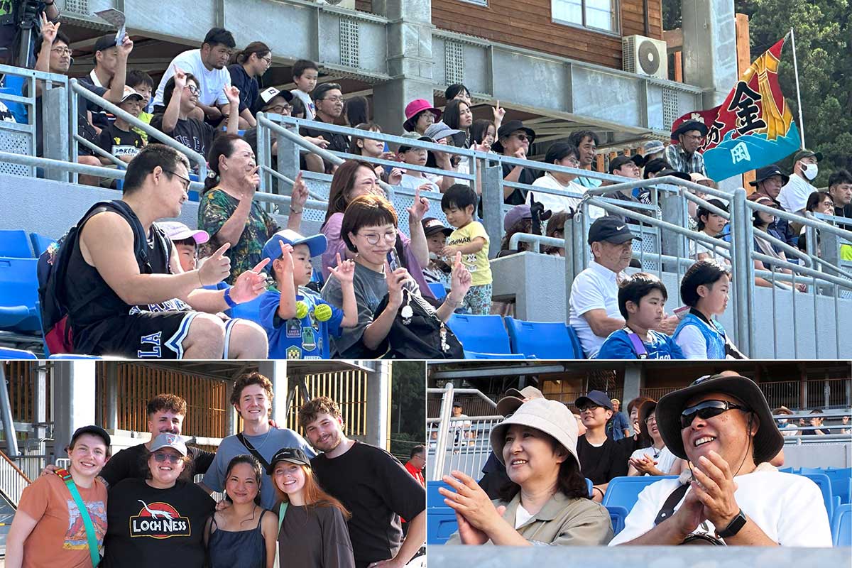 来場者は演奏に合わせ歓声を送ったり、拍手でもり立てた