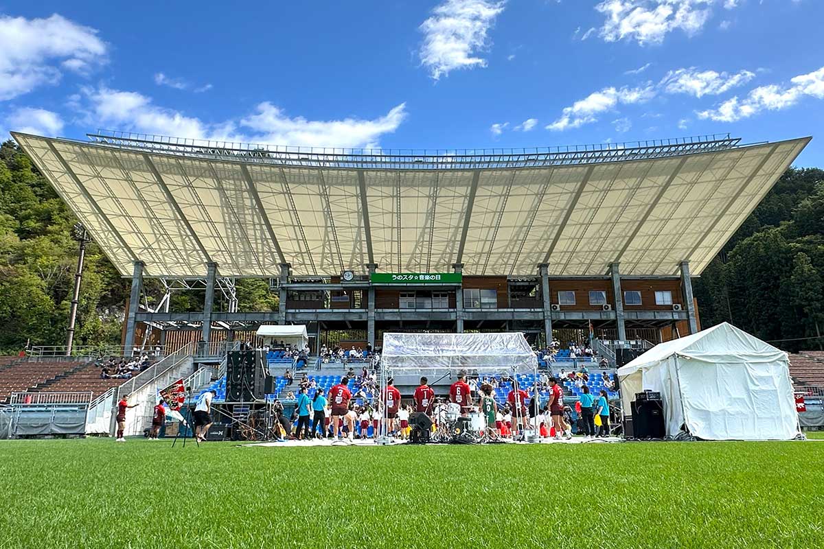 「うのスタ☆音楽の日」は絶好の屋外コンサート日和に