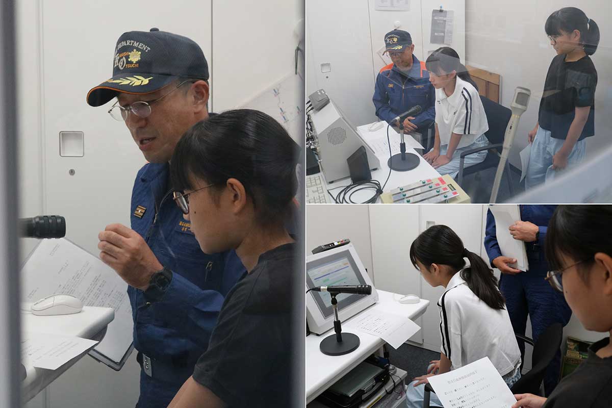 教わったポイントを意識しながら、練習の成果を発揮した