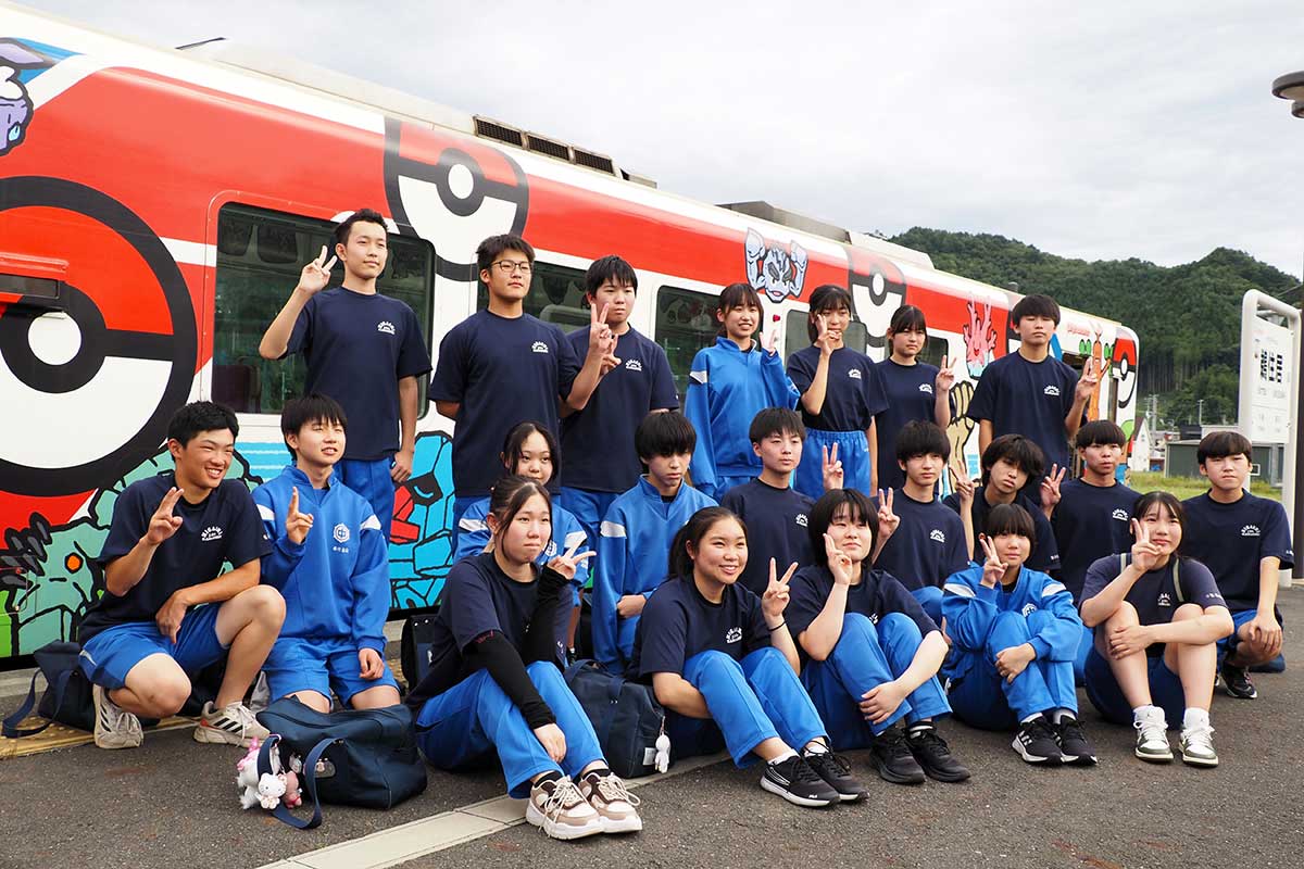 列車の乗り方を改めて学んだ釜石東中生