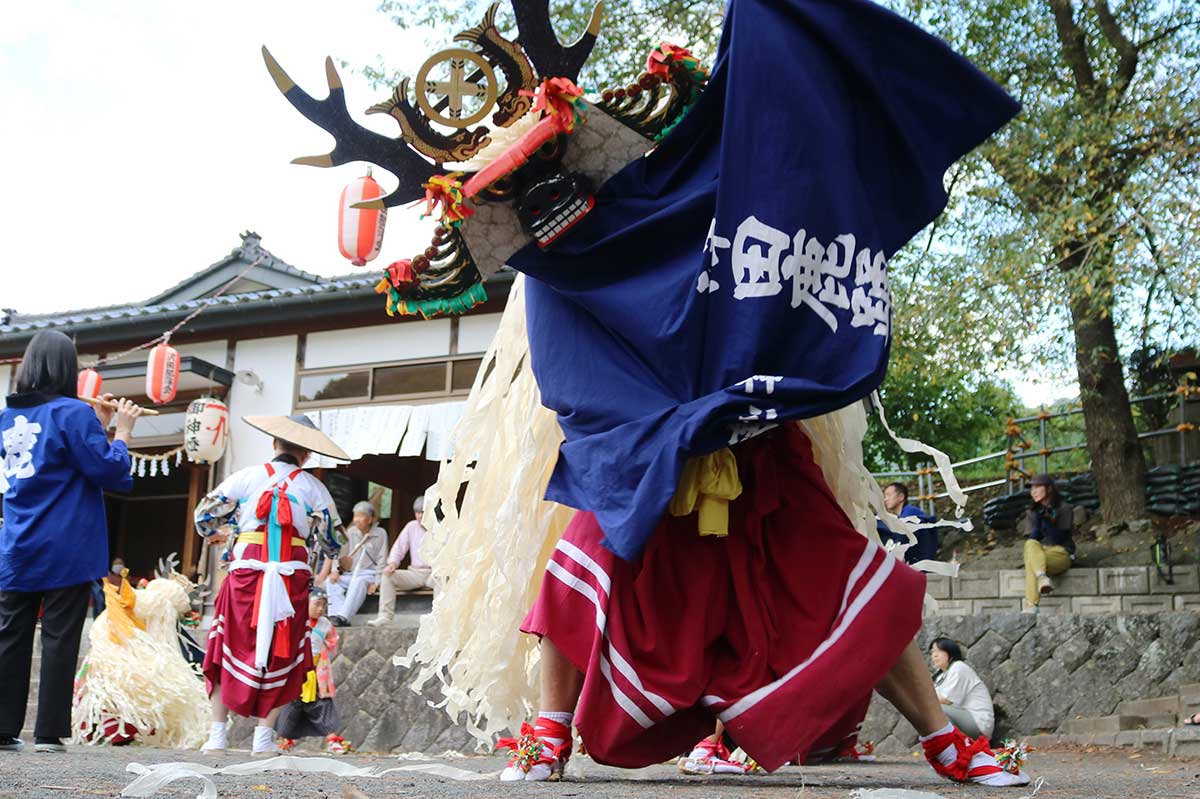 澤田鹿踊は市内の鹿踊の文化財指定第一号