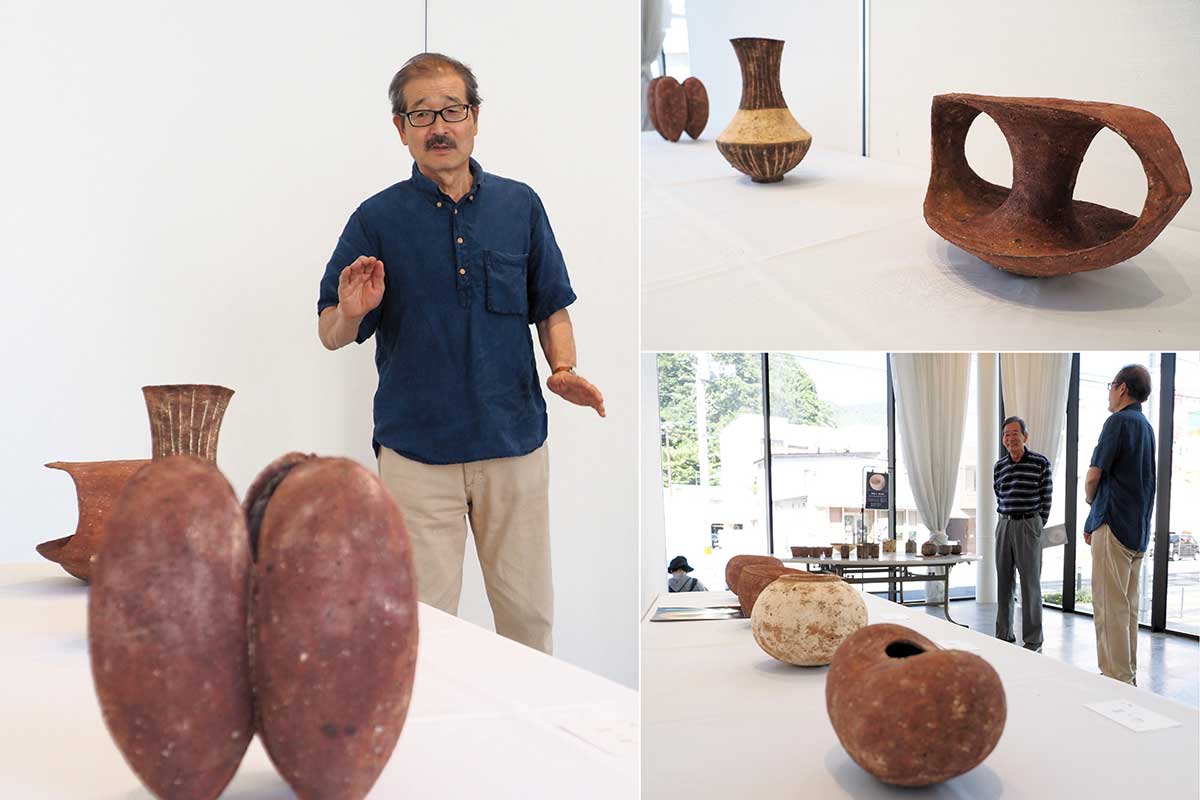 貝殻をモチーフにした「海の雫」は長く取り組む作品シリーズ