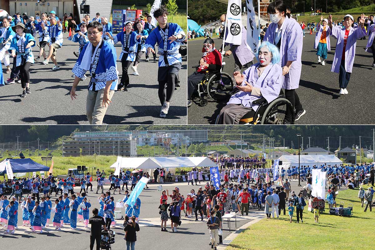 3年目となった“うのスタよいさ”。幅広い世代の交流の場にもなっている