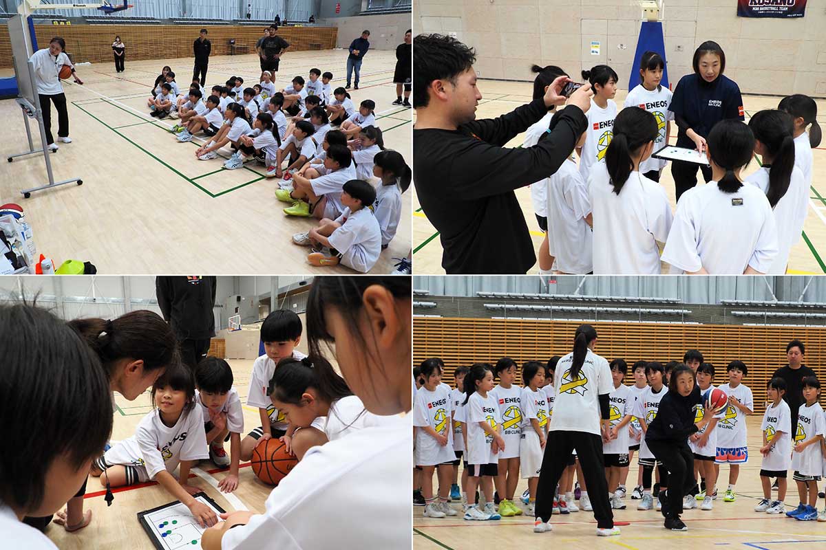 小学生にも分かりやすいように解説しながら丁寧に指導