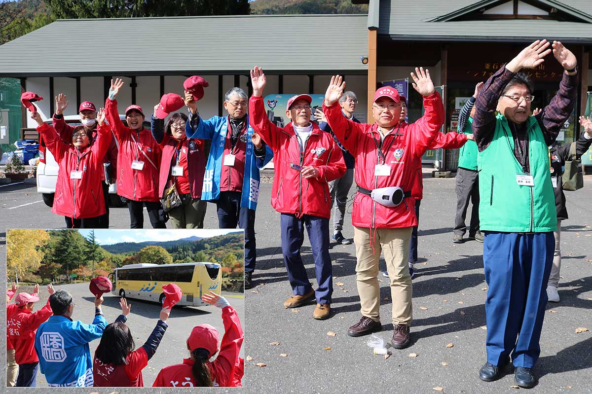 「また会いましょう!」世界遺産でつながるガイド仲間を見送る釜石観光ガイド会員ら