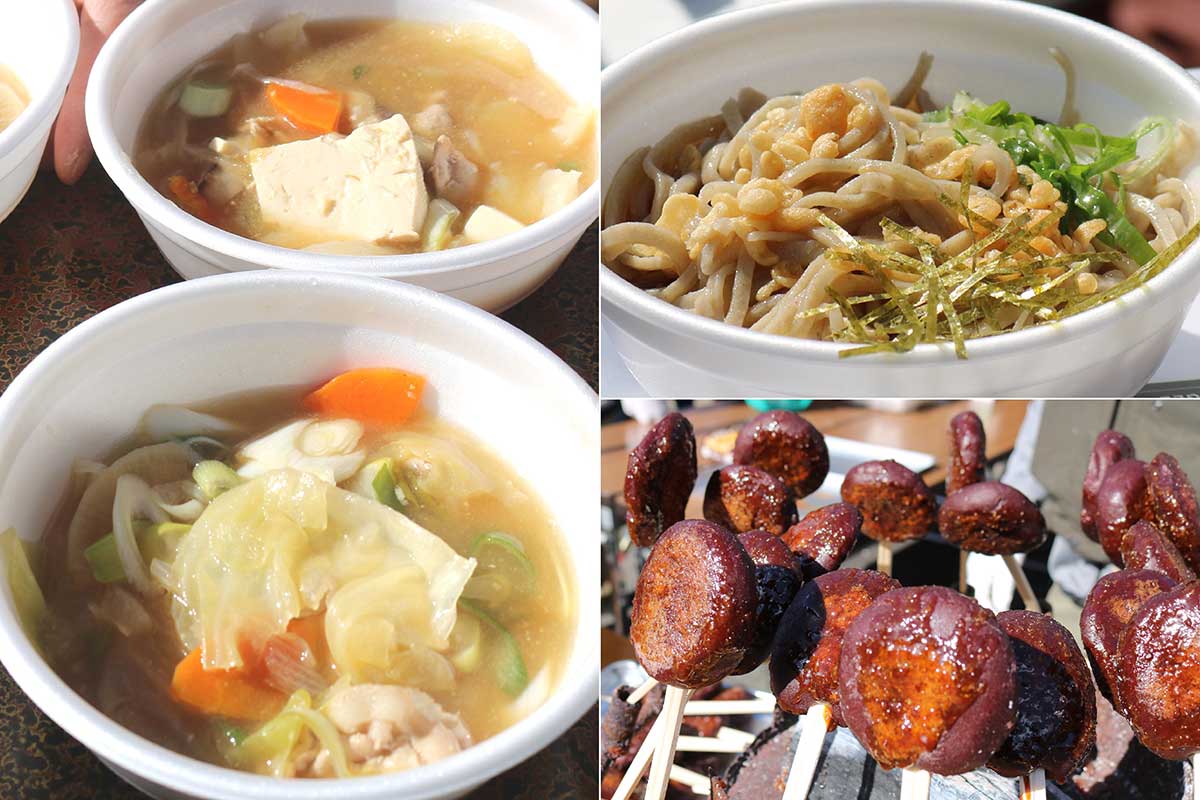 食欲をそそる橋野自慢の味「どうぞ、召し上がれ~」