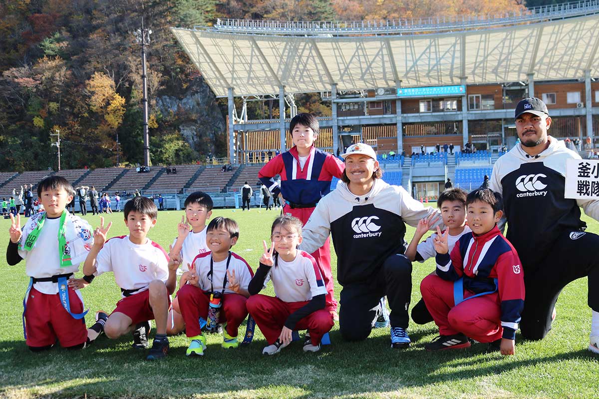 試合の合間にはSW選手と記念撮影も！　たくさんの思い出を作った