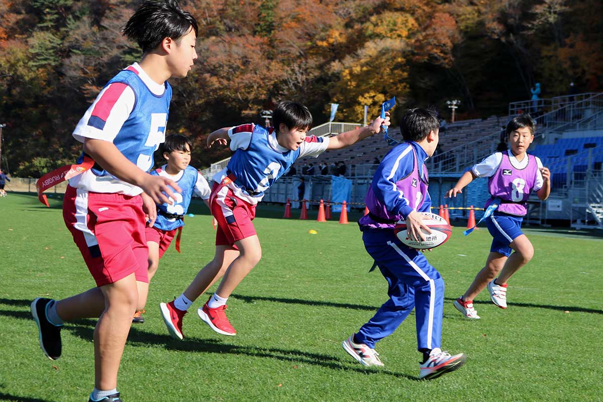 決勝トーナメント1回戦 釜小タグラグビー戦隊クックルンAvs平田ゴブリンズ