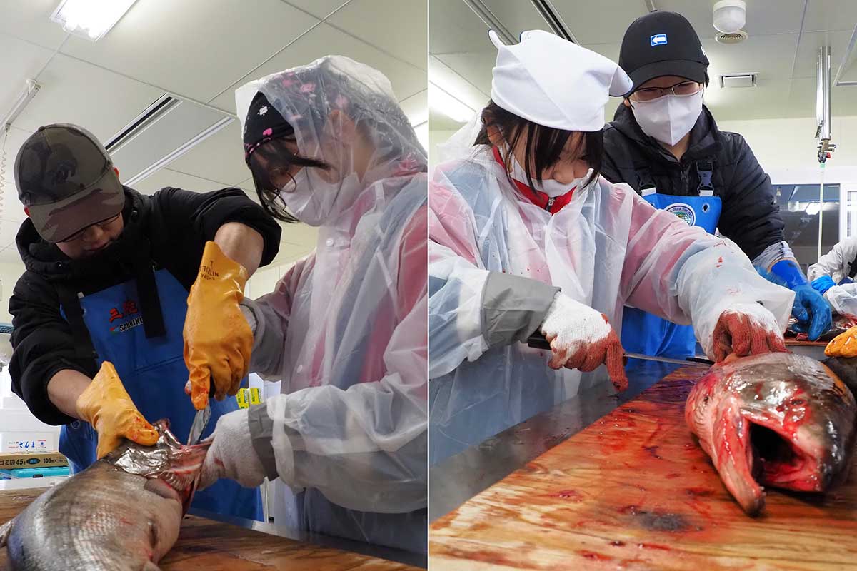 子どもらの活動を岩手大釜石キャンパスの学生がサポート