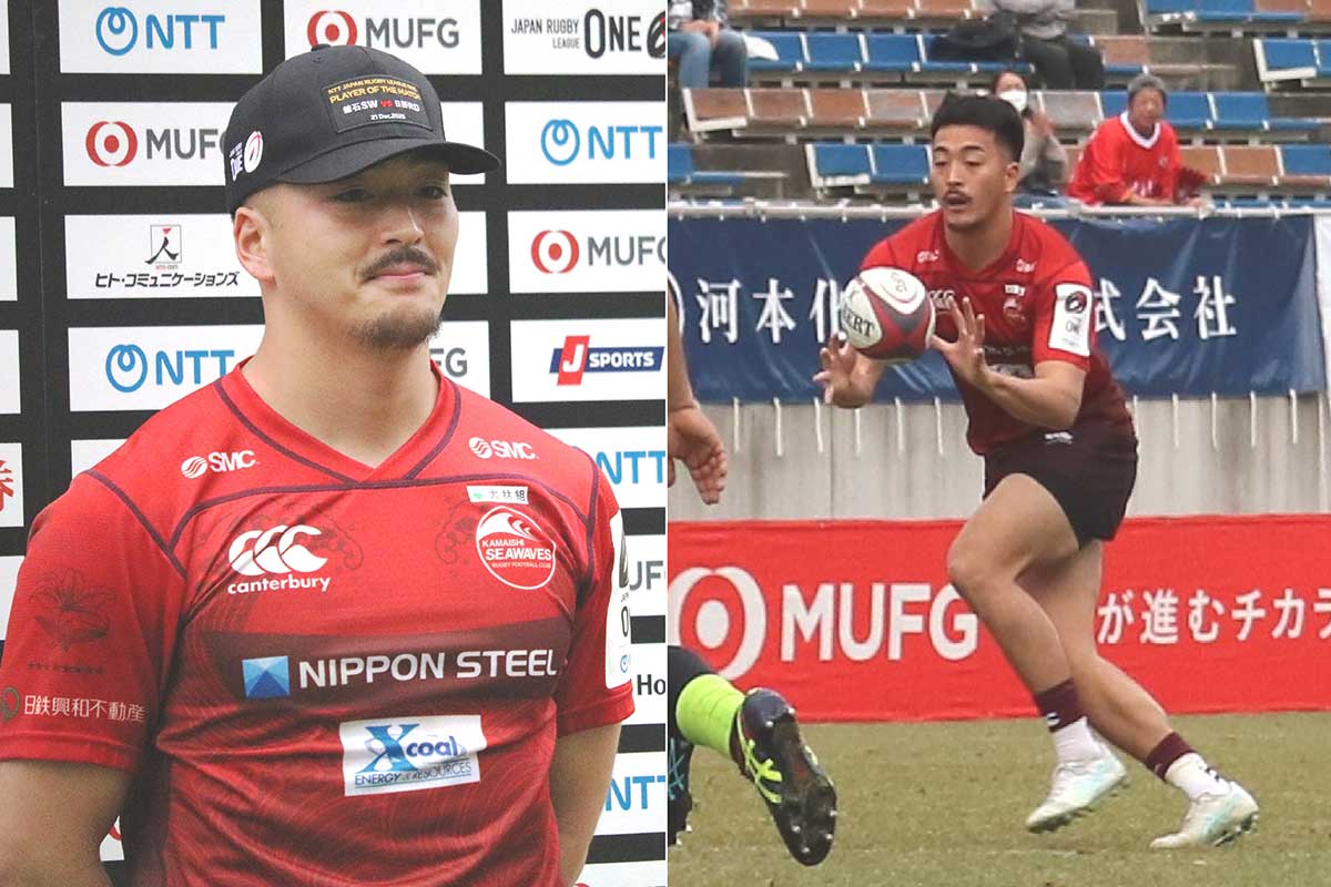 最も活躍した選手に贈られる「プレーヤー・オブ・ザ・マッチ」は釜石SWのフルバック落和史選手が受賞