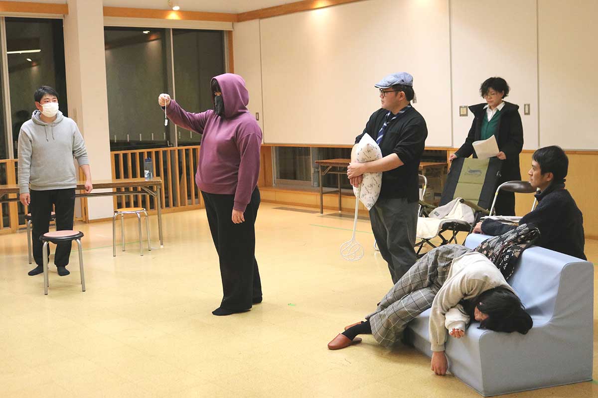 この後の物語の展開は公演でのお楽しみ。シェアハウスの秘密とは？？