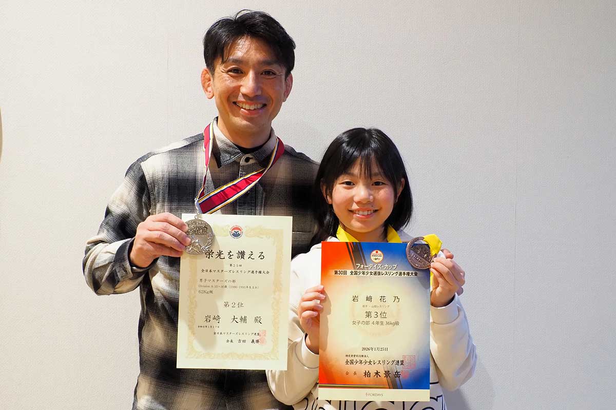 銀と銅。1月にそれぞれが出場した全国大会で上位入賞