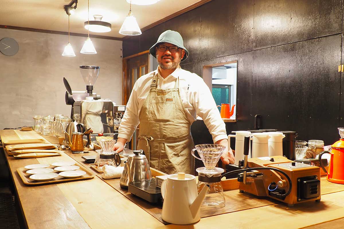 「ハピスコーヒーラボラトリーですてきな時間を」と岩鼻さん