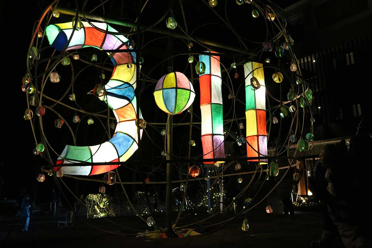 コロナ禍で参集活動が困難だった2022年に岐阜の実行委が制作し、釜石に運んだあんどん。今年もこの時とほぼ同規模になる見込み