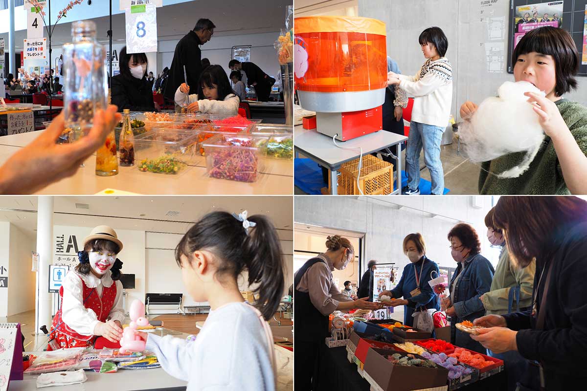 子どもも大人も、来場者も講師も思い思いに楽しむ