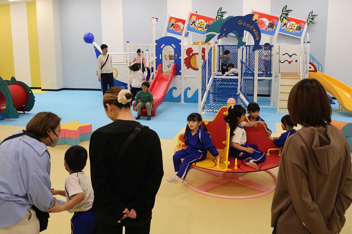 利用の際は必ず保護者が見守りを。安全に楽しく遊ぼう！