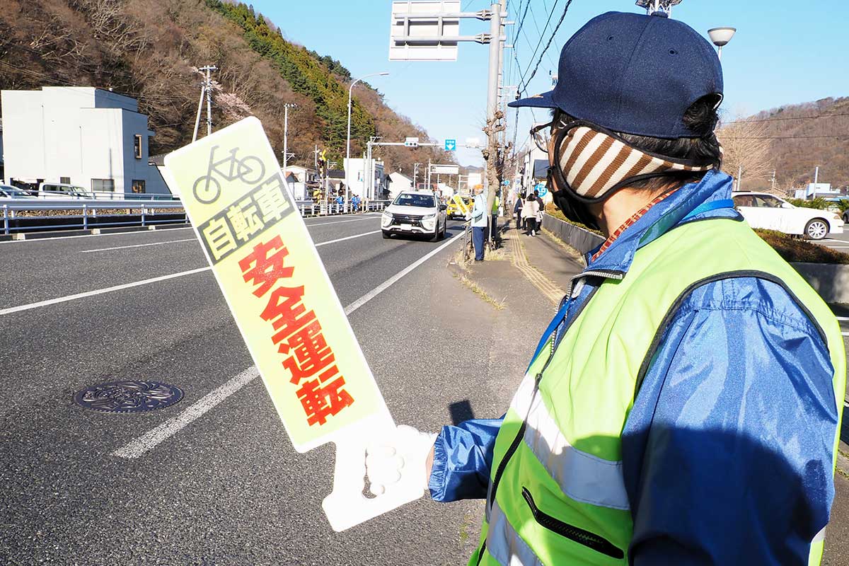 交通安全や防犯の呼びかけは運動期間にかかわらず継続する