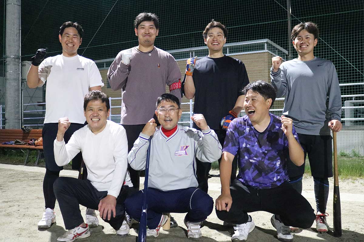 初の都市対抗東北大会へ気持ちを高めるメンバー「頑張るぞー！」