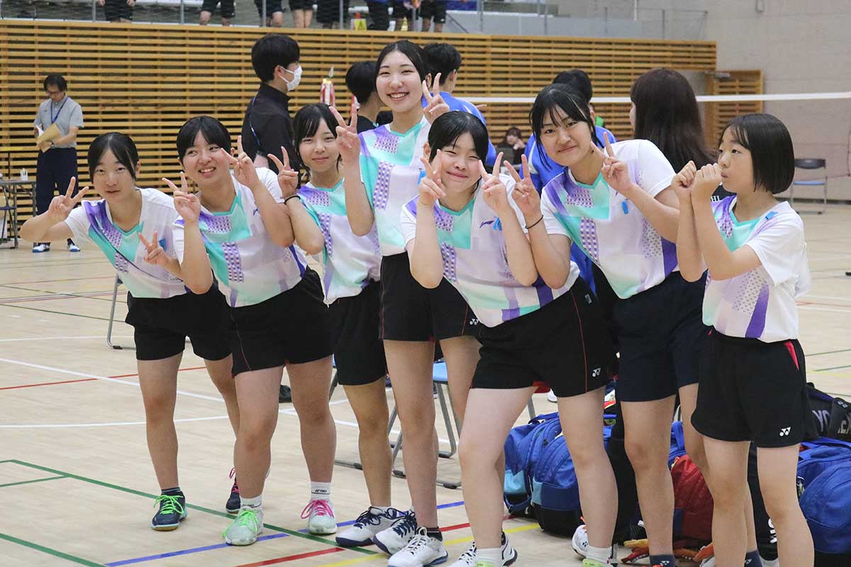 中総体参加は3年目。クラブチームの「KBF」女子メンバー