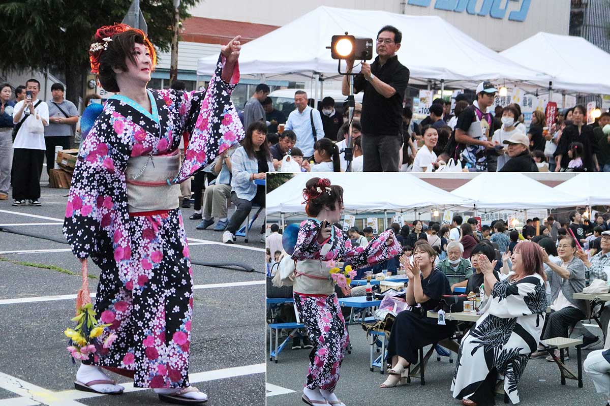 釜石の女形舞踊といえばこの人！ 尚玉泉さんはどこに行っても大人気