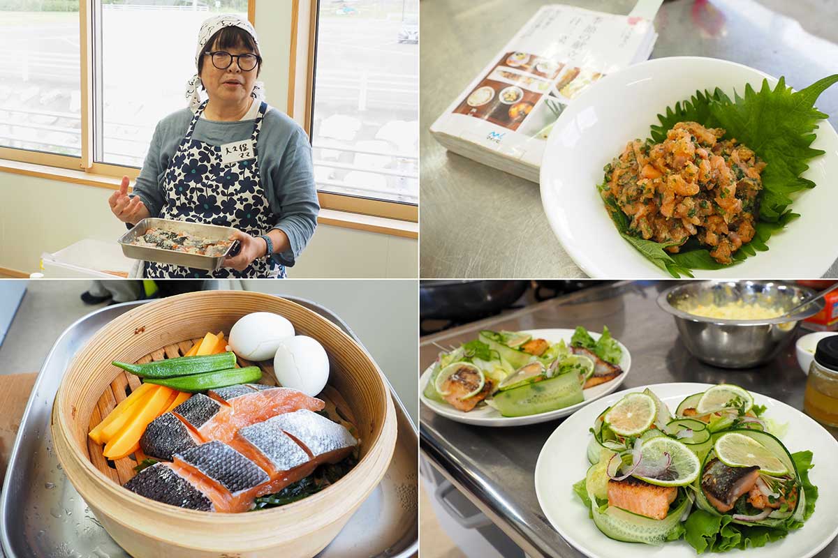 料理の楽しさを伝える大久保さんが提案するサクラマス料理