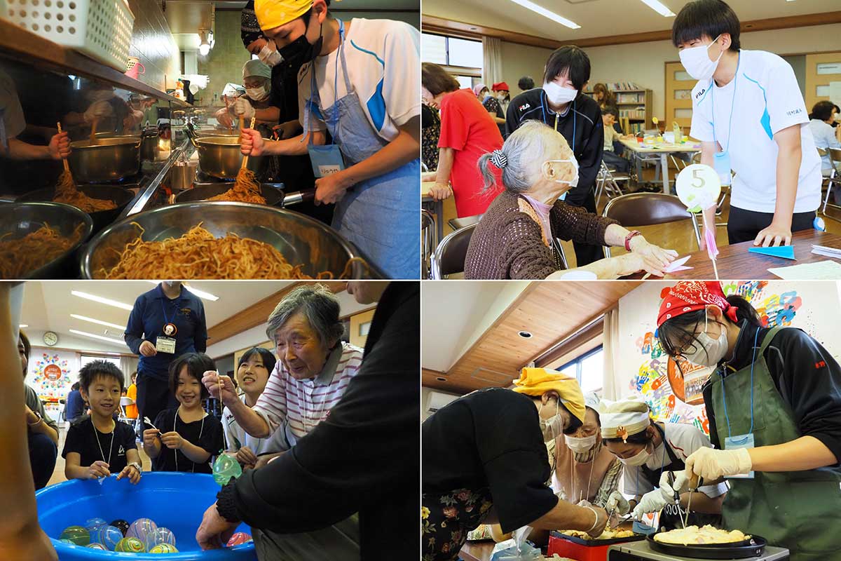 高校生が提供したのは遊びと食を絡めた“おもてなし”