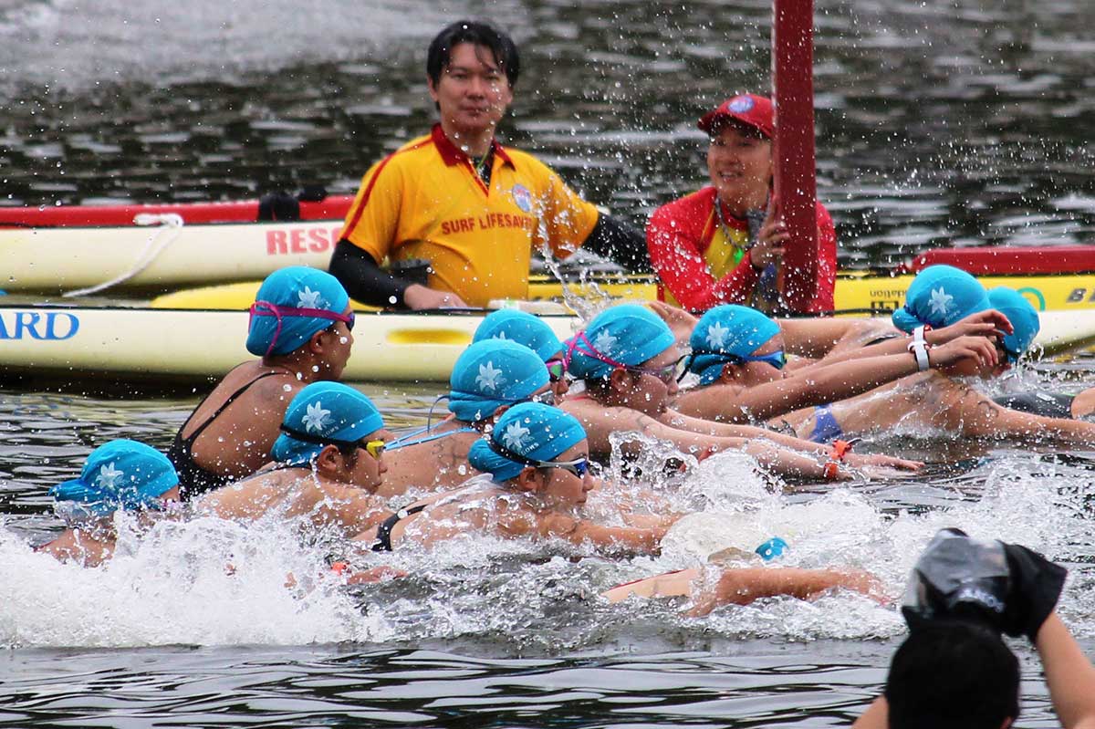 5キロ日本選手権トライアル女子の部には13人が出場し、全員がゴールした