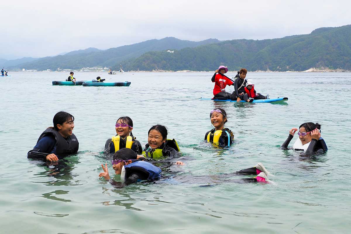 ふるさとの自然に親しむ「海あそびワンディキャンプ」