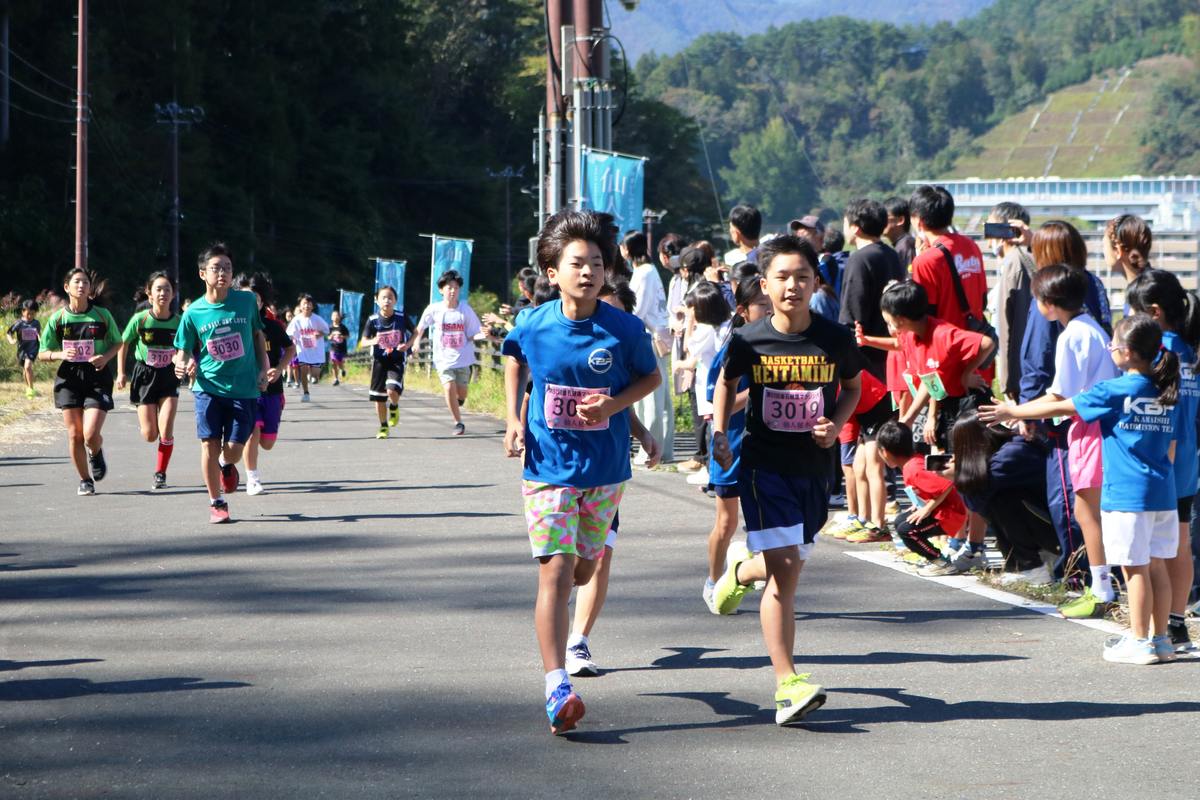 第52回釜石健康マラソン大会。最もエントリーが多かった3キロの部